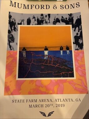 Mumford and Sons Concert Poster